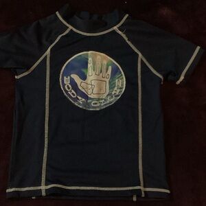 Body Glove Kids Rashguard - Dark Blue with White Accents